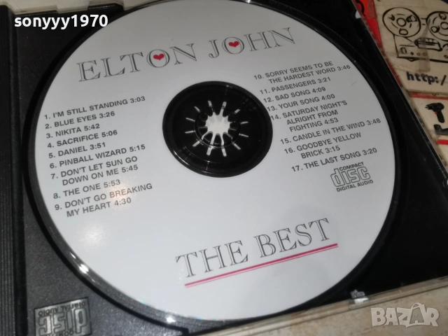 ELTON JOHN CD 3101262011, снимка 5 - CD дискове - 53297390