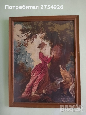 10 изящни френски гоблена , снимка 3 - Гоблени - 52578802