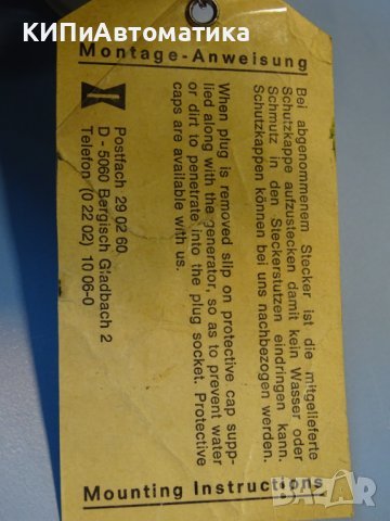 тахогенератор DEUTA-Werke control EF43/2e generotor tachometer, снимка 5 - Резервни части за машини - 40194139