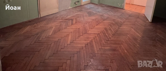 Масивен дървен паркет „рибена кост“ около 32 кв.м – София, снимка 6 - Декорация за дома - 53288713