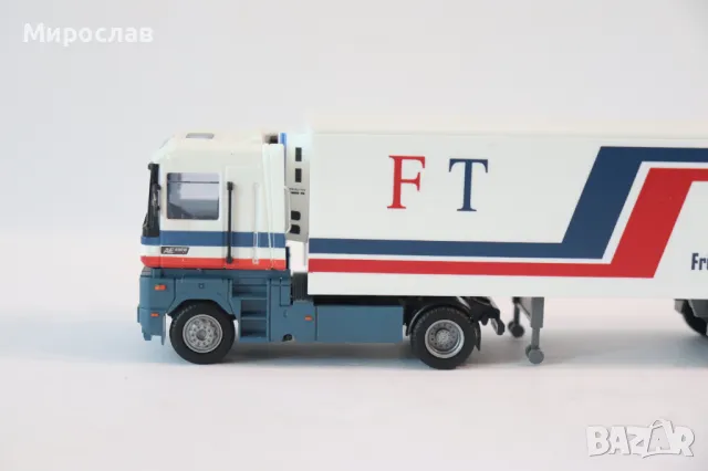 AMW 1:87 H0 RENAULT MAGNUM КАМИОН ТИР МОДЕЛ КОЛИЧКА, снимка 2 - Колекции - 50163375
