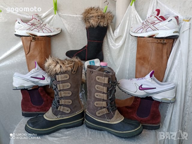 КАТО НОВИ водоустойчиви апрески SOREL® Snow Boots North Star, 39 -40 боти,100% ЕСТЕСТВЕНА КОЖА,ботуш, снимка 18 - Дамски апрески - 44242535