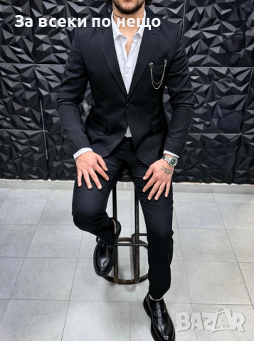 Мъжки Костюм🔝Абитуриентски Костюм🔝Сватбен Костюм🔝Официален Костюм Код Premium F.21, снимка 2 - Костюми - 53869619