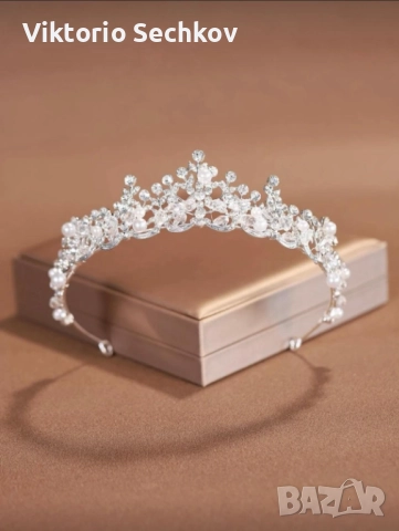 Корона, снимка 3 - Аксесоари за коса - 52055826