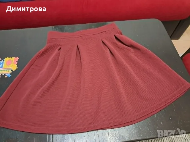 Дамска пола бордо ABOUT YOU, снимка 2 - Поли - 55942523