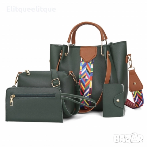 Тотален Хит Дамска чанта 4в1 - Различни цветове модел 2025, снимка 2 - Чанти - 52241221