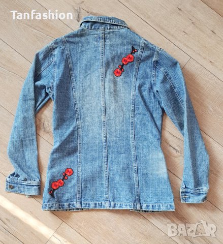 Дамско дънково яке, снимка 5 - Якета - 41935355