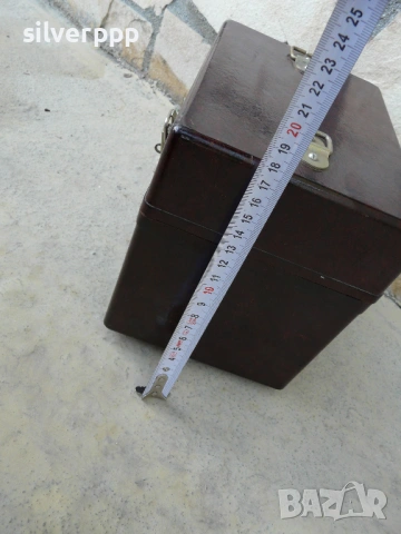  Стара масивна бакелитова кутия , снимка 3 - Други ценни предмети - 53815083