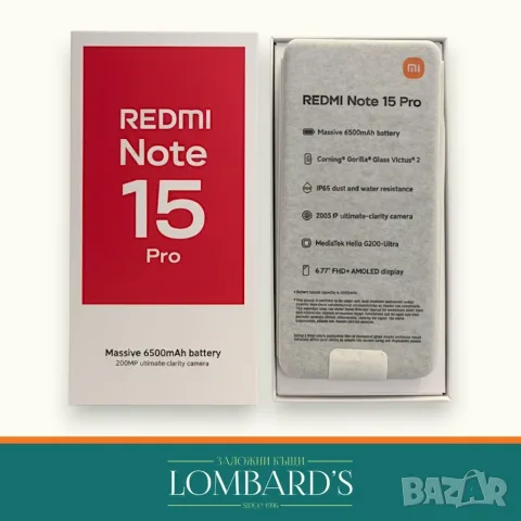 Redmi Note 15 Pro 256GB, N: 44175983