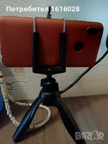 LED Vlogging Tripod - Статив за влогове с лед осветление., снимка 7 - Селфи стикове, аксесоари - 50676216