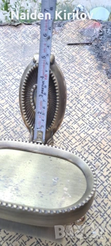 Стара бронзова поставка за тоалетна хартия , снимка 8 - Антикварни и старинни предмети - 51163318