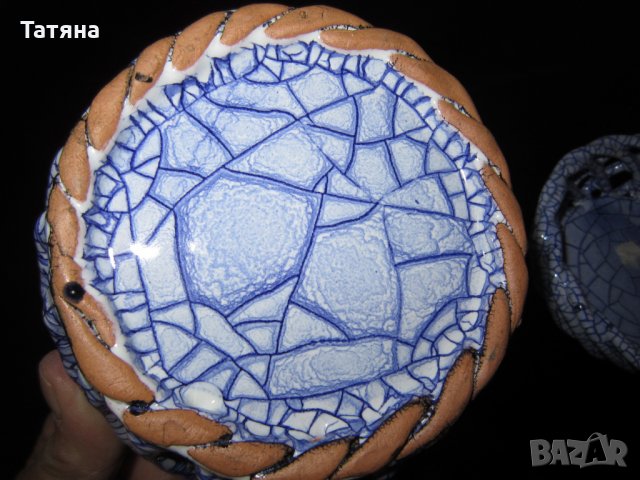 ПОДНОС  WINDZOR ,КУПА -ИТАЛИЯ,ПЛЕТЕНА КЕРАМИКА, снимка 10 - Декорация за дома - 34328577