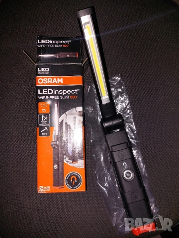 LED фенер с безжично зареждане OSRAM LEDinspect WIRE-FREE 6W 5700K LEDIL422, снимка 3 - Лед осветление - 53498808