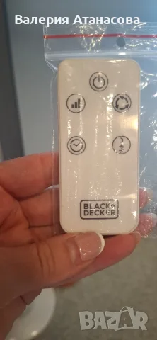 Вентилатор BLACK+DECKER с дистанционно управление., снимка 3 - Вентилатори - 55929122