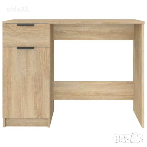 vidaXL Бюро, дъб сонома, 100x50x75 см, инженерно дърво, снимка 7 - Бюра - 56147926