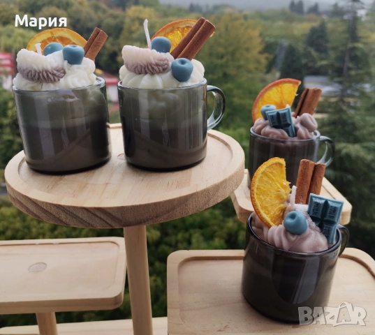 Коледни чаши Свещи , снимка 12 - Декорация за дома - 52248400