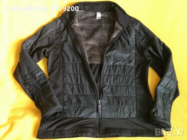 Quechua  Декатлон XL-XXL мъжко черно спортно яке, снимка 2 - Якета - 35855047
