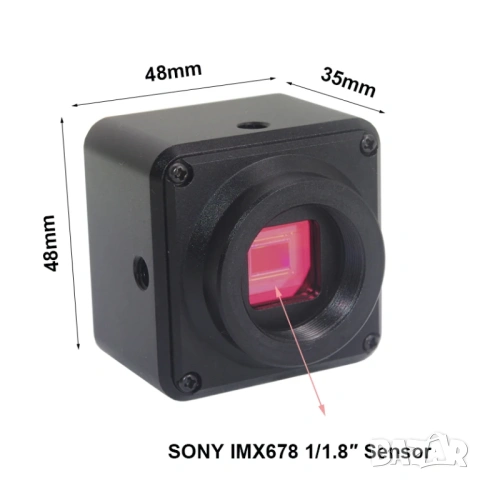 4K 30FPS IMX678 HDMI USB 2.0 Lapsun дигитална камера микроскоп SMD , снимка 5 - Камери - 53696000