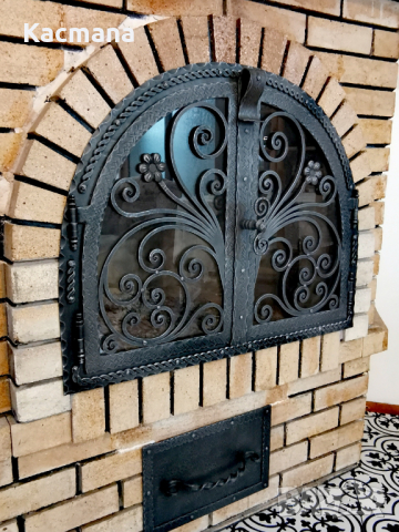 Вратични за камина от ковано желязо , снимка 4 - Други стоки за дома - 44589171