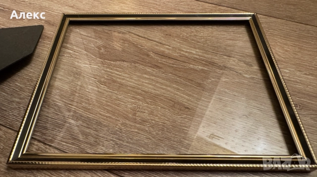 Винтидж елегантна рамка за снимка, картина– месинг с черен емайл., снимка 7 - Картини - 52682707