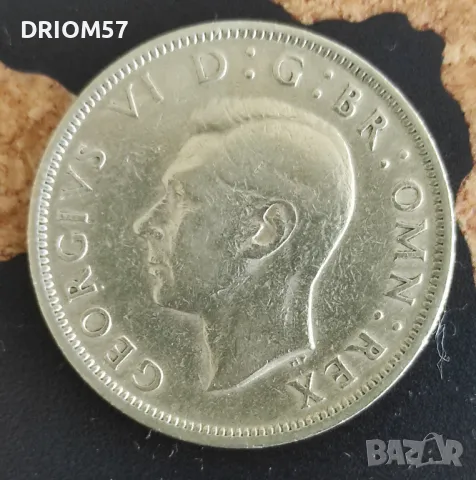 Монети Великобритания- 4 бр› Крал Джордж VI[1947-1950], снимка 4 - Нумизматика и бонистика - 49570631