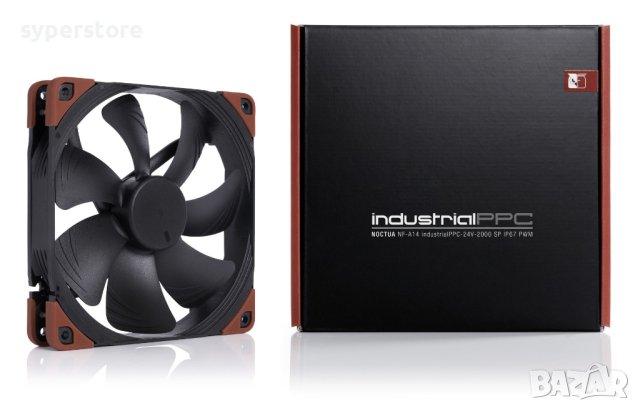 Вентилатор за компютър 140x140x25mm Noctua NF-A14-iPPC-24V-2000-SP-IP67-PWM SSO2 Bearing 4-pin PWM 2, снимка 3 - Други - 40506895