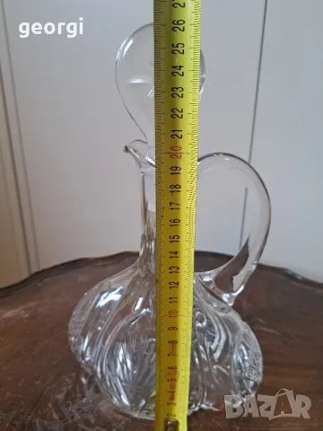 стъклена гарафа декантер  19/3, снимка 5 - Други - 49162045