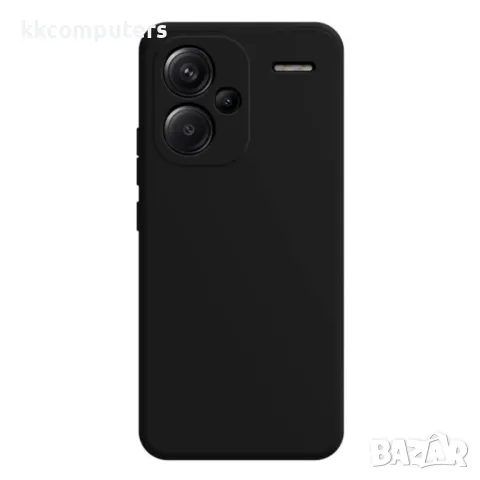Калъф силикон / Черен мат / за Xiaomi Redmi Note 14 5G Баркод : 3131980