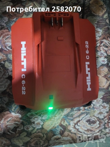 батерия и зарядно hilti c6-22, снимка 3 - Други инструменти - 53065893