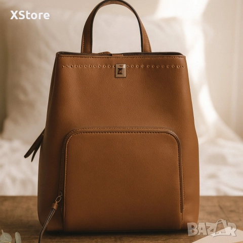 Елегантна и удобна раница с три прегради – перфектна за всеки ден, снимка 8 - Раници - 52585837