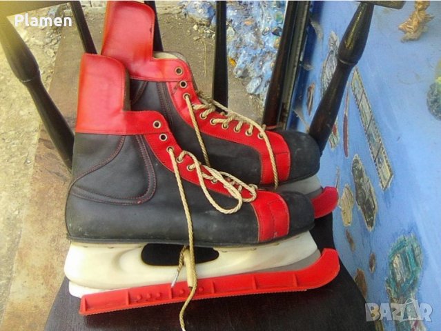 Стари мъжки кънки за пързаляне на лед на фабрика Старт 29 номер, снимка 1 - Ролери, кънки - 41610019