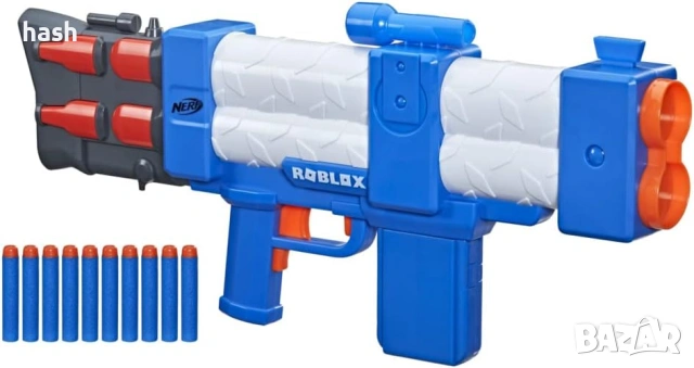 !PROMO!  Бластер Hasbro Nerf Roblox Arsenal Pulse Laser, с 10 патрона, снимка 2 - Електрически играчки - 53296128