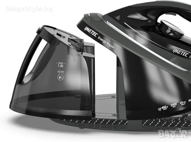 Парна ютия Imetec Energy Vapor - Лека парна ютия 2400 W, снимка 5 - Ютии - 56105277