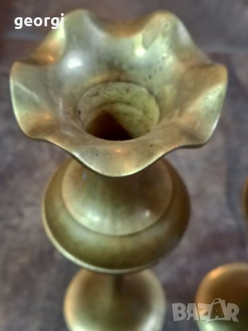Ретро бронзови вази, снимка 3 - Вази - 35886268
