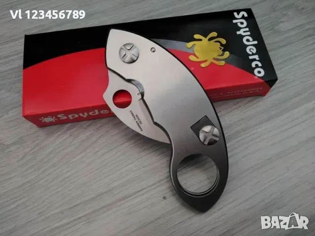 SPYDER CO карамбит Сгъваем джобен нож -Спайдърко, снимка 3 - Ножове - 48679685
