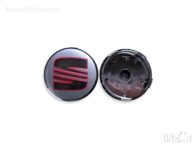 Капачки за джанти за Seat Сеат 56mm 60mm 63mm - Сребристи, Черни, снимка 5 - Аксесоари и консумативи - 52676738
