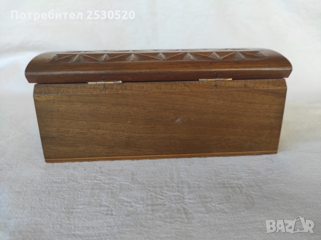 Дървена кутия за бижута, снимка 4 - Ръчно изработени сувенири - 36054295