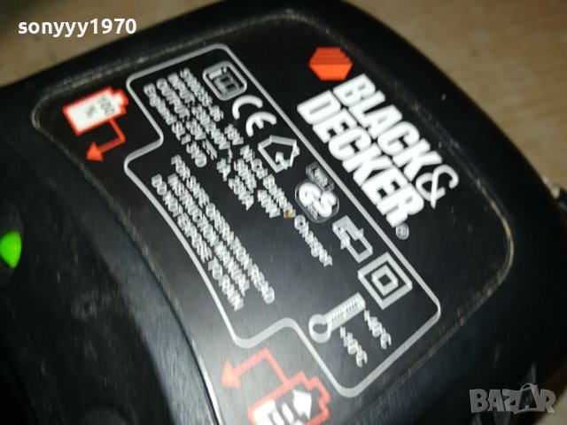 BLACK DECKER-CHARGER & BATTERY PACK 0907230826, снимка 7 - Винтоверти - 41492838