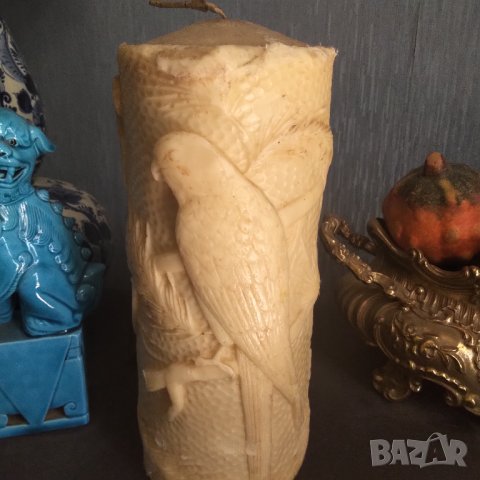 Голяма ръчно изработена свещ , снимка 5 - Декорация за дома - 41996931