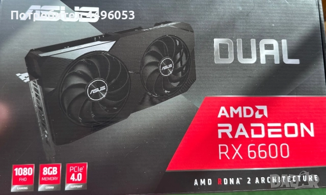 ASUS Dual Radeon RX 6600 8GB 