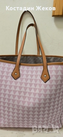  Дамска оригинална чанта със портмоне. L.Credi Munich. Като нова. , снимка 16 - Чанти - 53307947