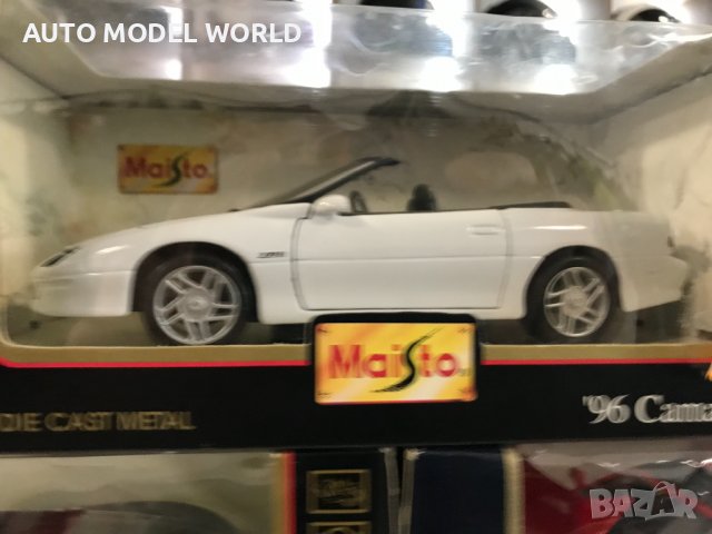 ТОП ЦЕНА Метална колекционерска количка MAISTO мащаб 1:24,нови!, снимка 2 - Колекции - 39897470