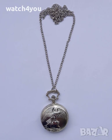 НОВ ДЖОБЕН ЧАСОВНИК ВЕРИЖКА И КАПАК.ДЖОБНИ ЧАСОВНИЦИ С РЕЛЕФНИ ФИГУРИ.POCKET WATCH.DZHOBEN CHASOVNIK, снимка 7 - Джобни - 13873958