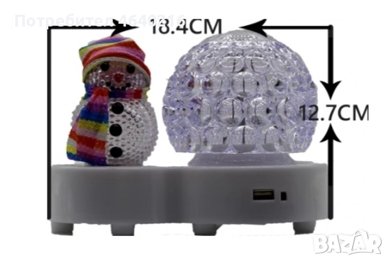 коледна фигура Дядо Коледа;, снежен човек, снимка 7 - Декорация за дома - 52587874