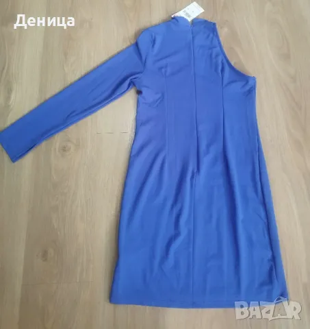 Светло синя рокля размер Хл , снимка 2 - Рокли - 49335633