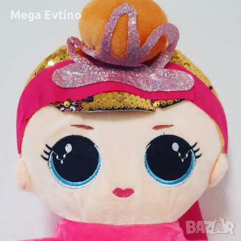 ПОСЛЕДНА БРОЙКА Плюшена раничка L.O.L Surprise!, 44 см х 16 см, снимка 3 - Раници - 36326156