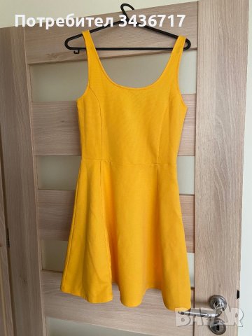 Къса жълта рокля H&M, снимка 1