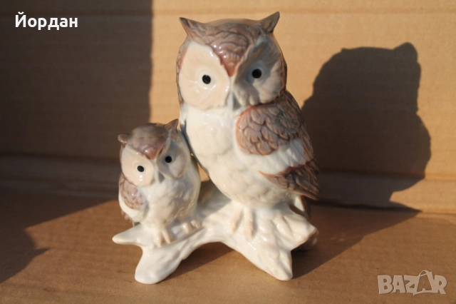 Порцеланова фигурка ''Бухал'' 