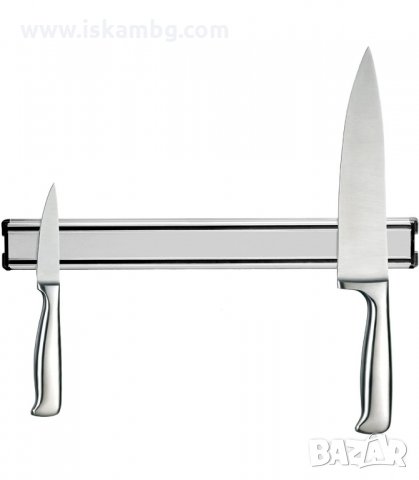 МАГНИТНА АЛУМИНИЕВА ПОСТАВКА ЗА КУХНЕНСКИ НОЖОВЕ - код 2924, снимка 9 - Аксесоари за кухня - 33906962