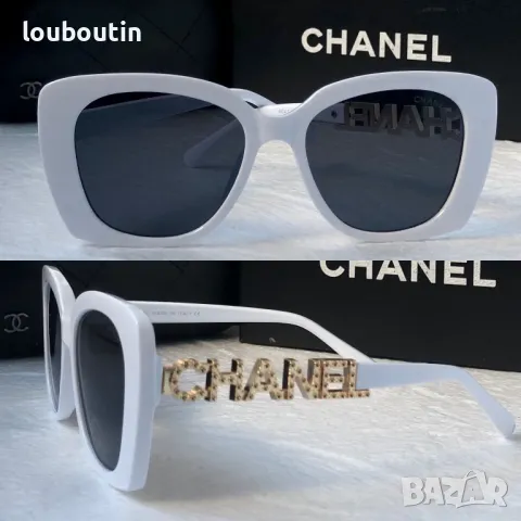 CH 2024 дамски слънчеви очила котка бели черни, снимка 2 - Слънчеви и диоптрични очила - 47742105